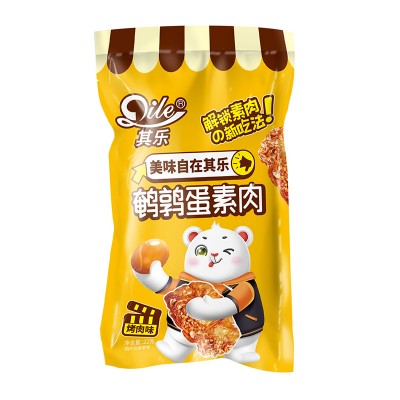 鹌鹑蛋素肉