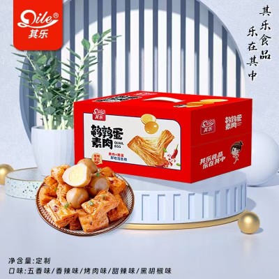 鹌鹑蛋素肉