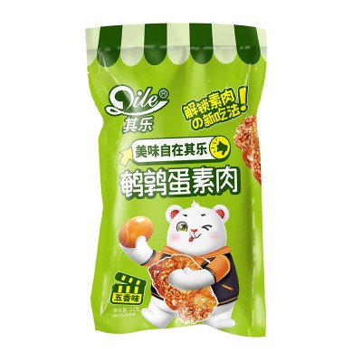 鹌鹑蛋素肉